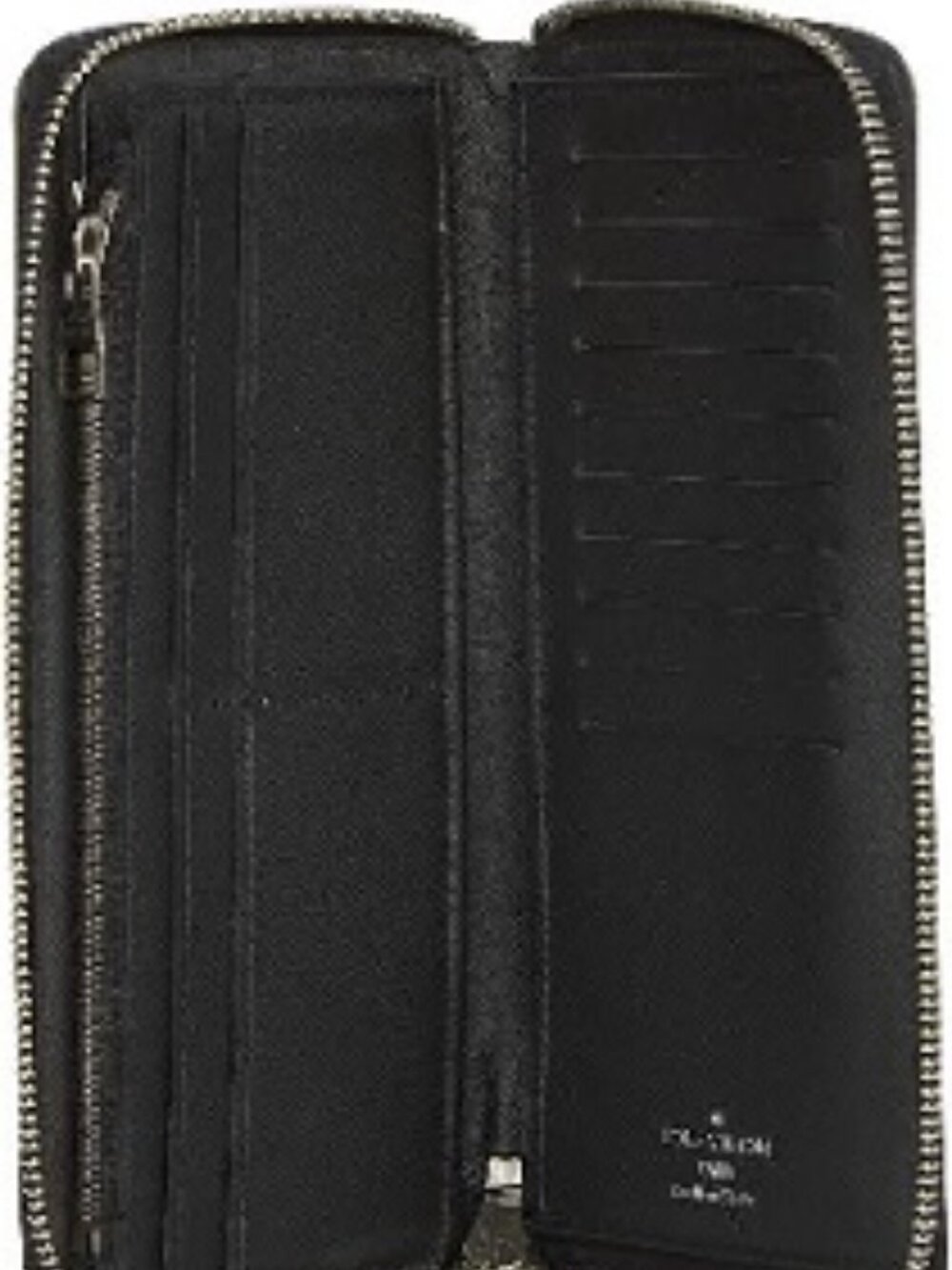 Louis Vuitton Damier Graphite Zippy Wallet Vertical Braza Wallet N63095 - Picture 4 of 4